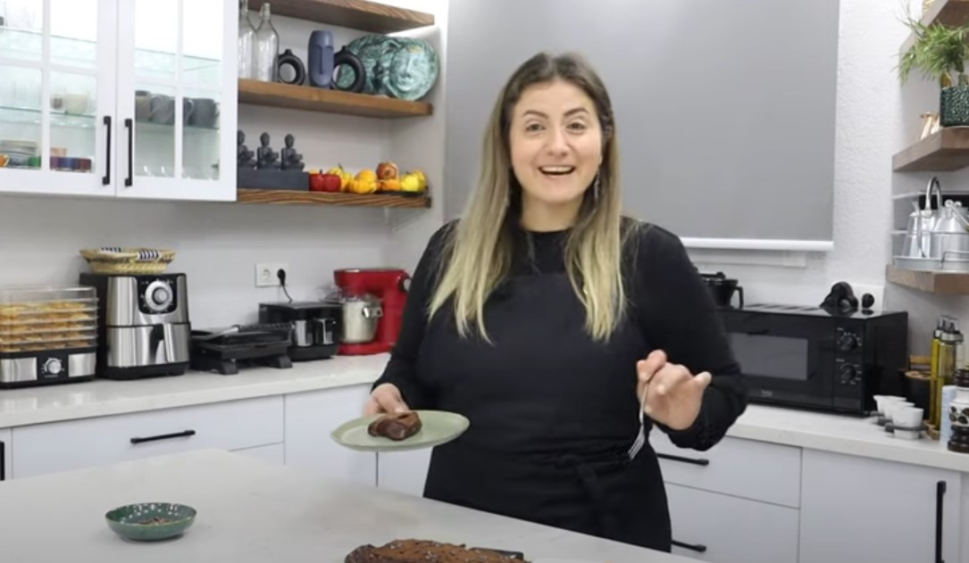 Glutensiz Vegan, Rafine Şekersiz Kakaolu Süt Dilimleri